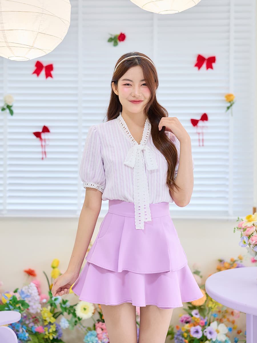 Mary Jane Ribbon Blouse ภาพที่ 1