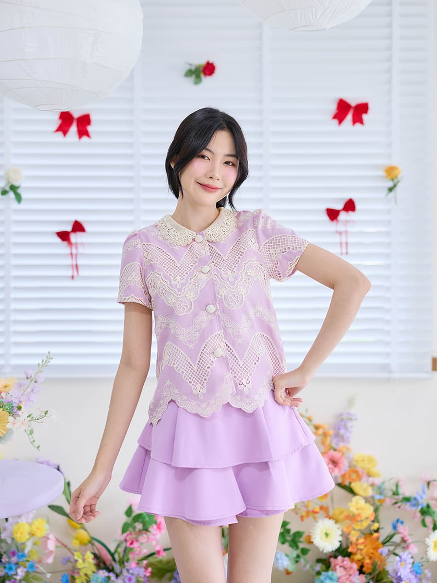 Jessica Berry Lace Blouse ภาพที่ 1