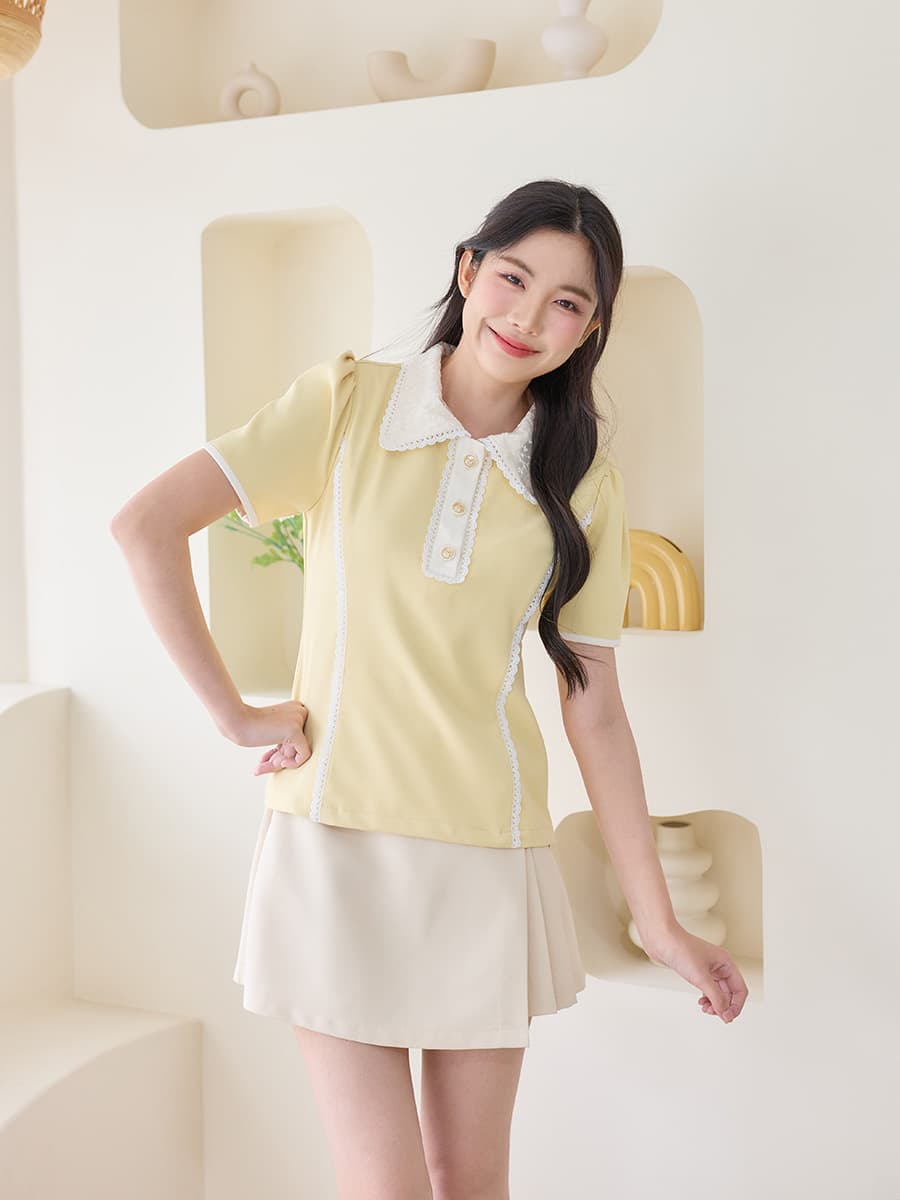 Charlotte Macaroon Blouse ภาพที่ 1