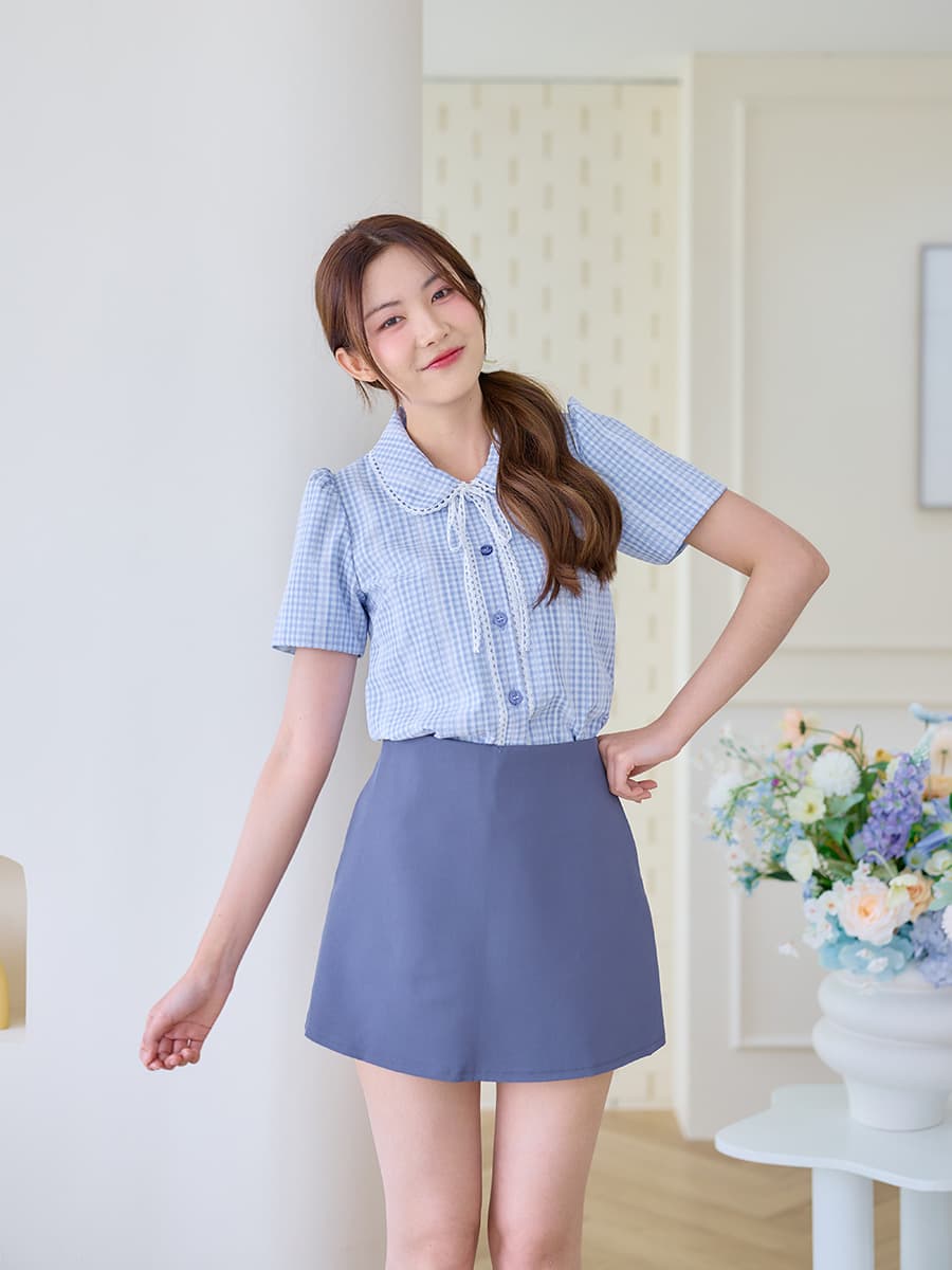 Dolly Blue Pixie Blouse ภาพที่ 1