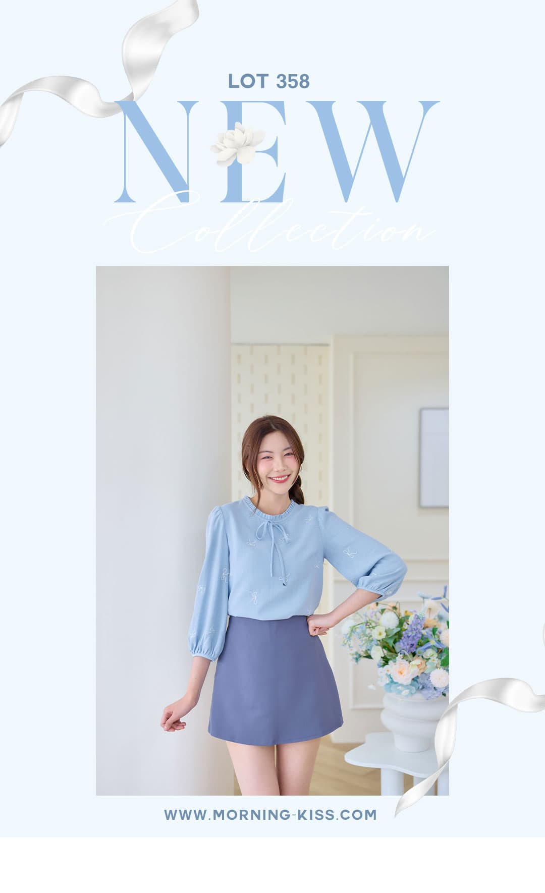 Mellow Bow Bella Blouse ภาพที่ 1