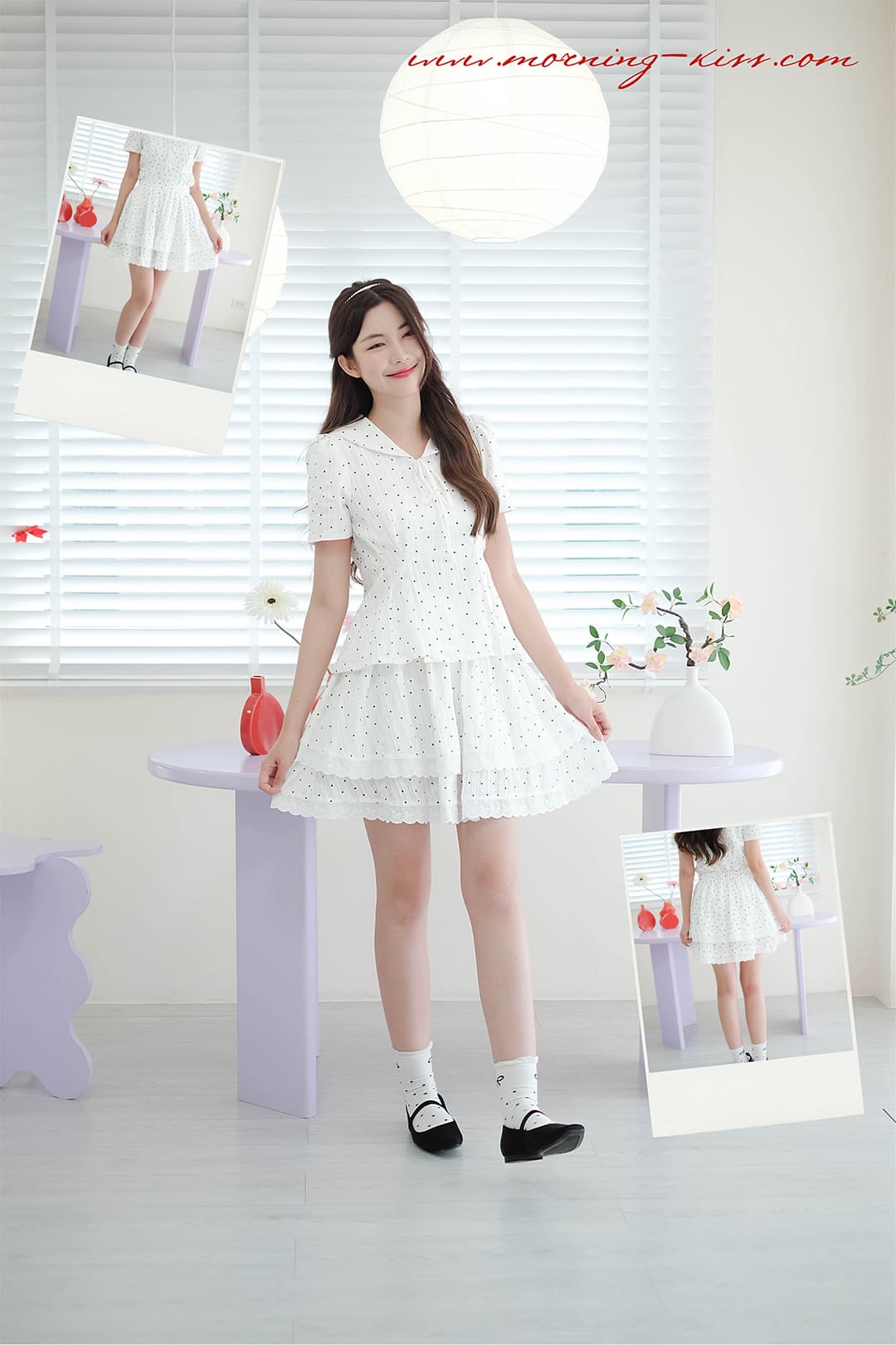 Chiffon Dotty Skirt ภาพที่ 1